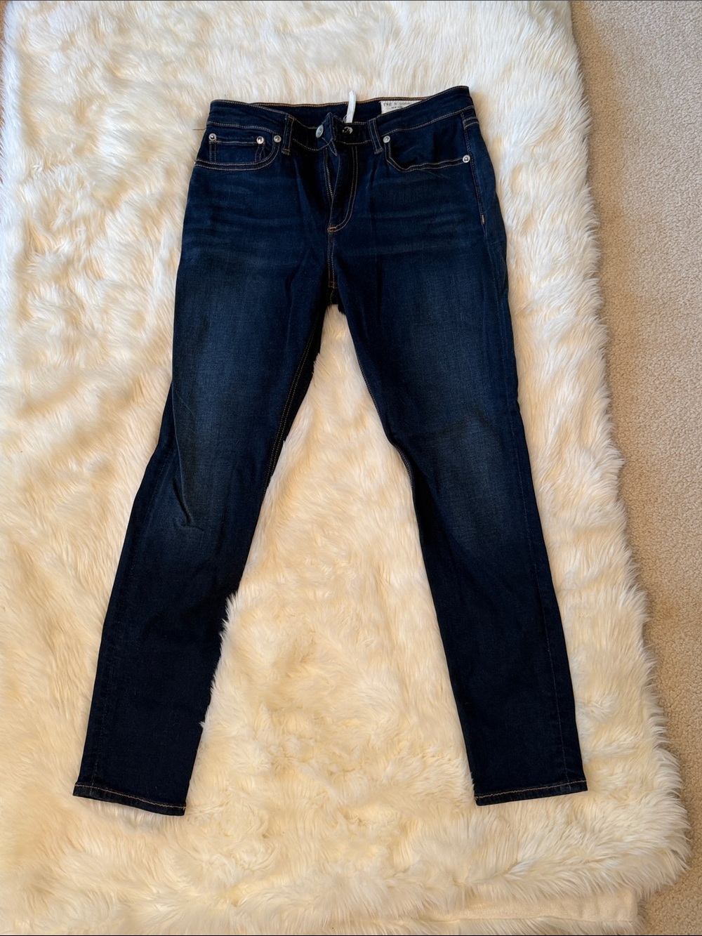 rag & bone Dark Indigo Skinny Jeans